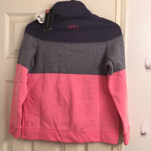 New Under Armour Girls turtleneck pullover - Picture 4 of 8